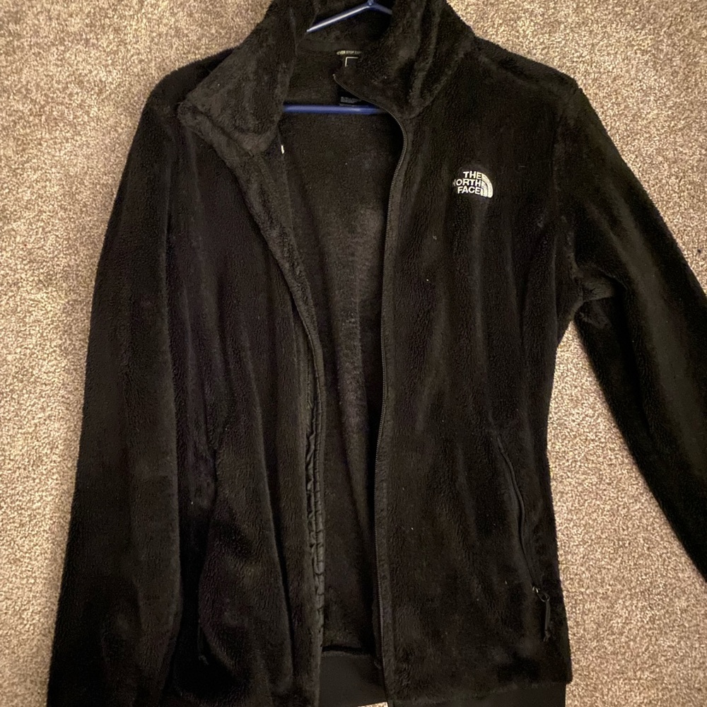 North Face fuzzy jacket